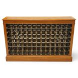 Traditional design walnut veneered wine rack