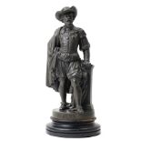 19th century bronze model of artist Peter Paul Rubens