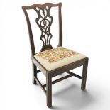 Mid 18th century Chippendale style single chair