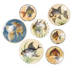 Puigdemont studio pottery slipware chargers