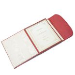 'Trust in God and A Summer Song of Praise' - Vellum bound volume containing fourteen pages of verse