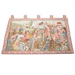 Modern machine made tapestry panel 83cm x 132cm