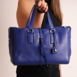 Mulberry - Roxette handbag in Neon Blue Calfskin leather