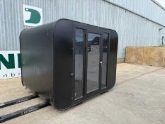 Unused 9Ft Pod Office containing Cupboards and Storage