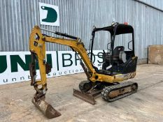 CAT 301.7D, Rubber Tracks, Blade, Piped, LED Lights, Hydraulic Quick Hitch,