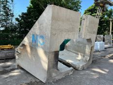 Concrete Head Wall Culvert In Two Parts Internal Dimensions 1200MM High x 1600MM Wide x 1000MM Deep