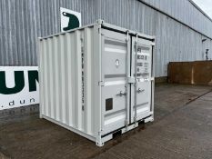 Unused 8ft Container with Window & Side Door