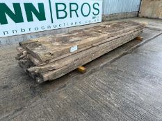 Used 5M x 1M Wooden Bog Mats 100MM (5 Of)