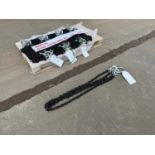 Unused 5/16 7FT G80 Double Legs Lifting Chain Sling ( 1 Of) -