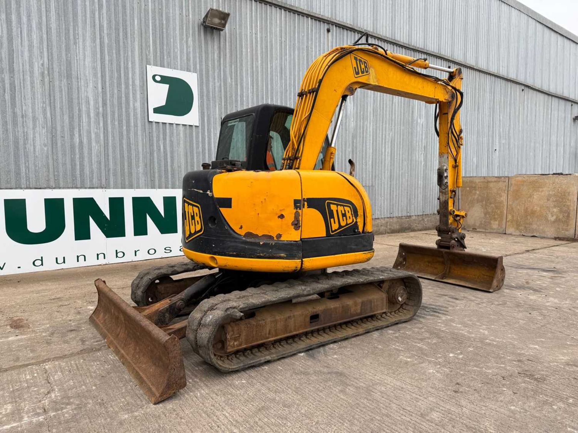 2001 JCB JZ70 Excavator With Rubber Tracks , Piped Hydraulic , Blade ...