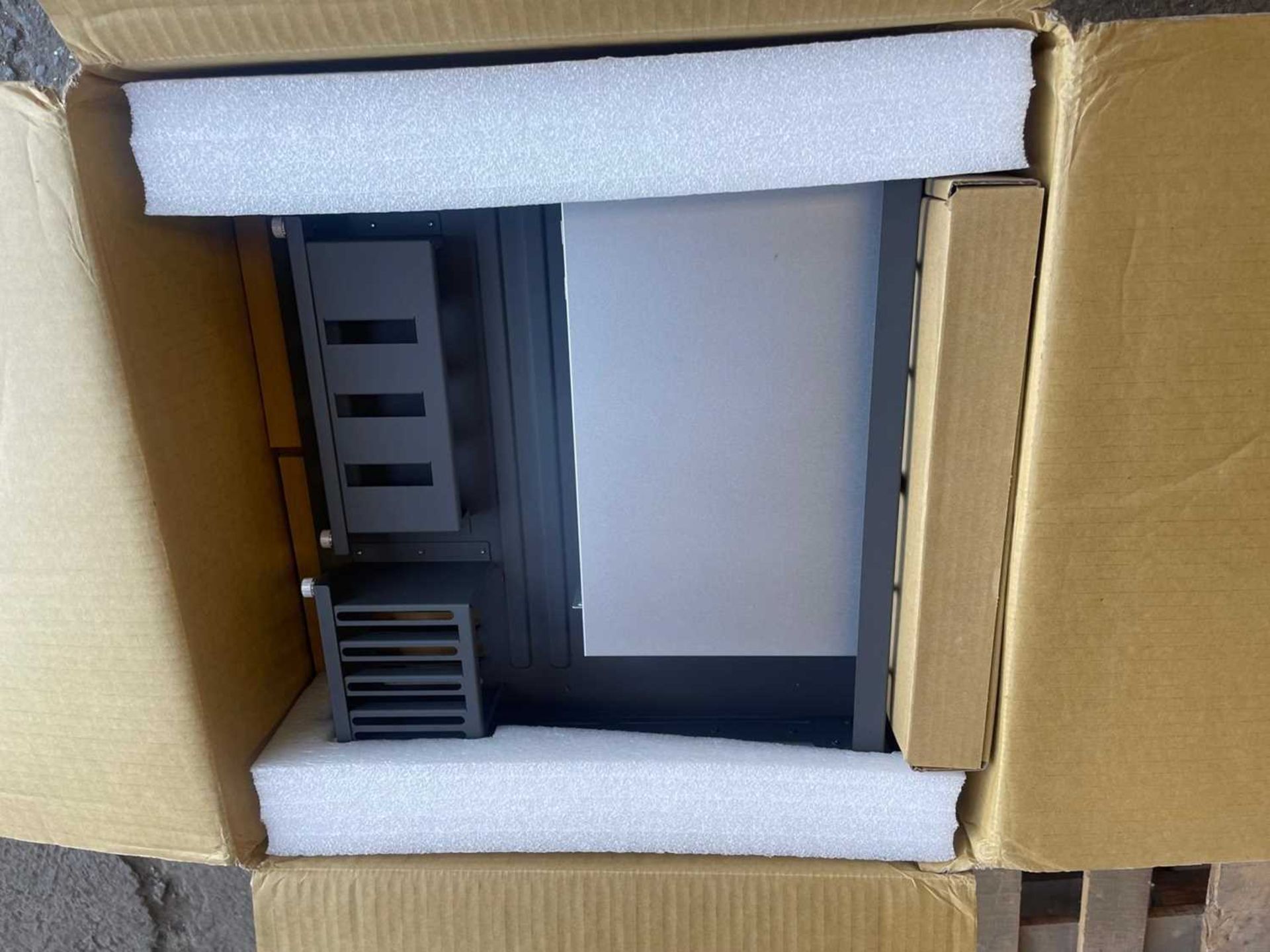 UNRESERVED - Metal Computer Rack mounts (3 Of) UNRESERVED – Metal ...