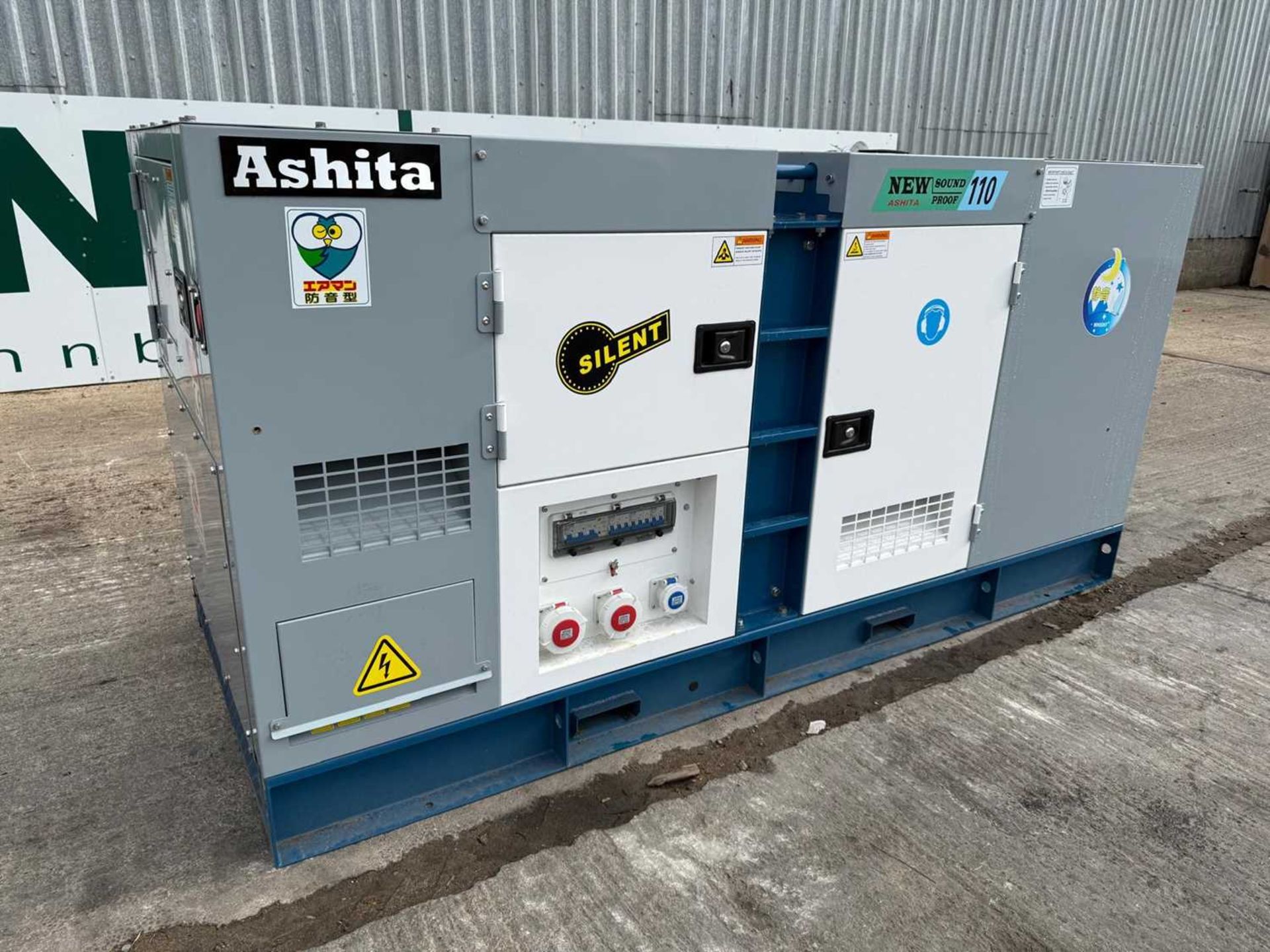 Unused 2025 Ashita AG3-110 110KVA Silent Generator With 4 Cylinder Engine