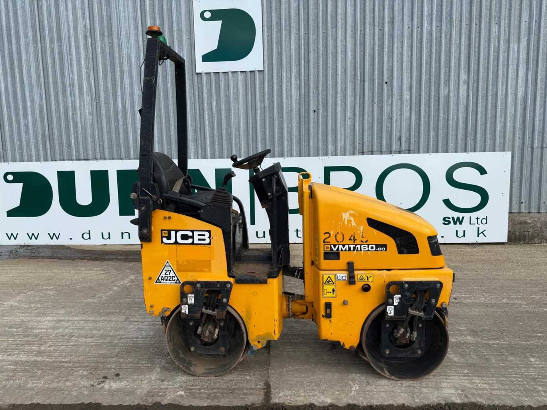 2017 JCB VMT160-80 Double Drum Vibrating Roller. Roll Bar, Work Lights. - Image 6 of 17