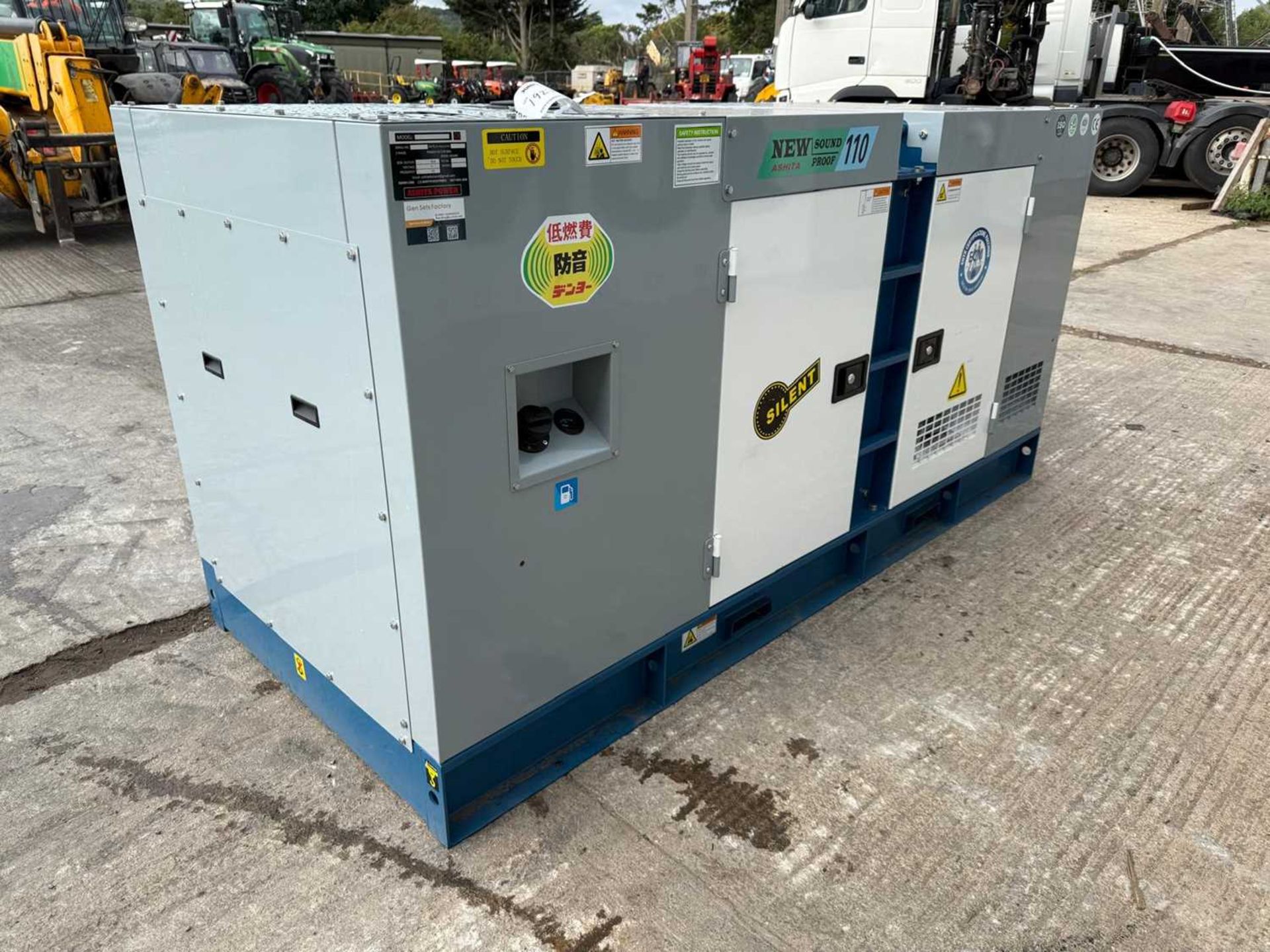 Unused 2025 Ashita AG3-110 110KVA Silent Generator With 4 Cylinder Engine - Image 4 of 19