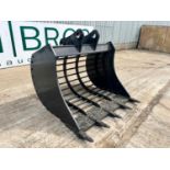 Unused KBKC 5Ft Riddle Bucket On 80MM Pins To Suit 20T Excavator