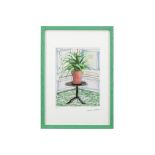 HOCKNEY DAVID (° 1937) digital print after David Hockney - numbered and with printed signature