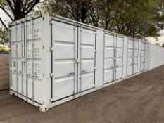 UNUSED 40FT HIGH CUBE CONTAINER, 4 SIDE DOORS