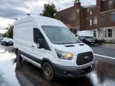 2018 FORD TRANSIT 2.0 350 ECOBLUE PANEL VAN – DIESEL – MANUAL – WHITE >>--NO VAT ON HAMMER--<<