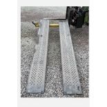 IFOR WILLIAMS 8FT STEEL LOADING RAMPS