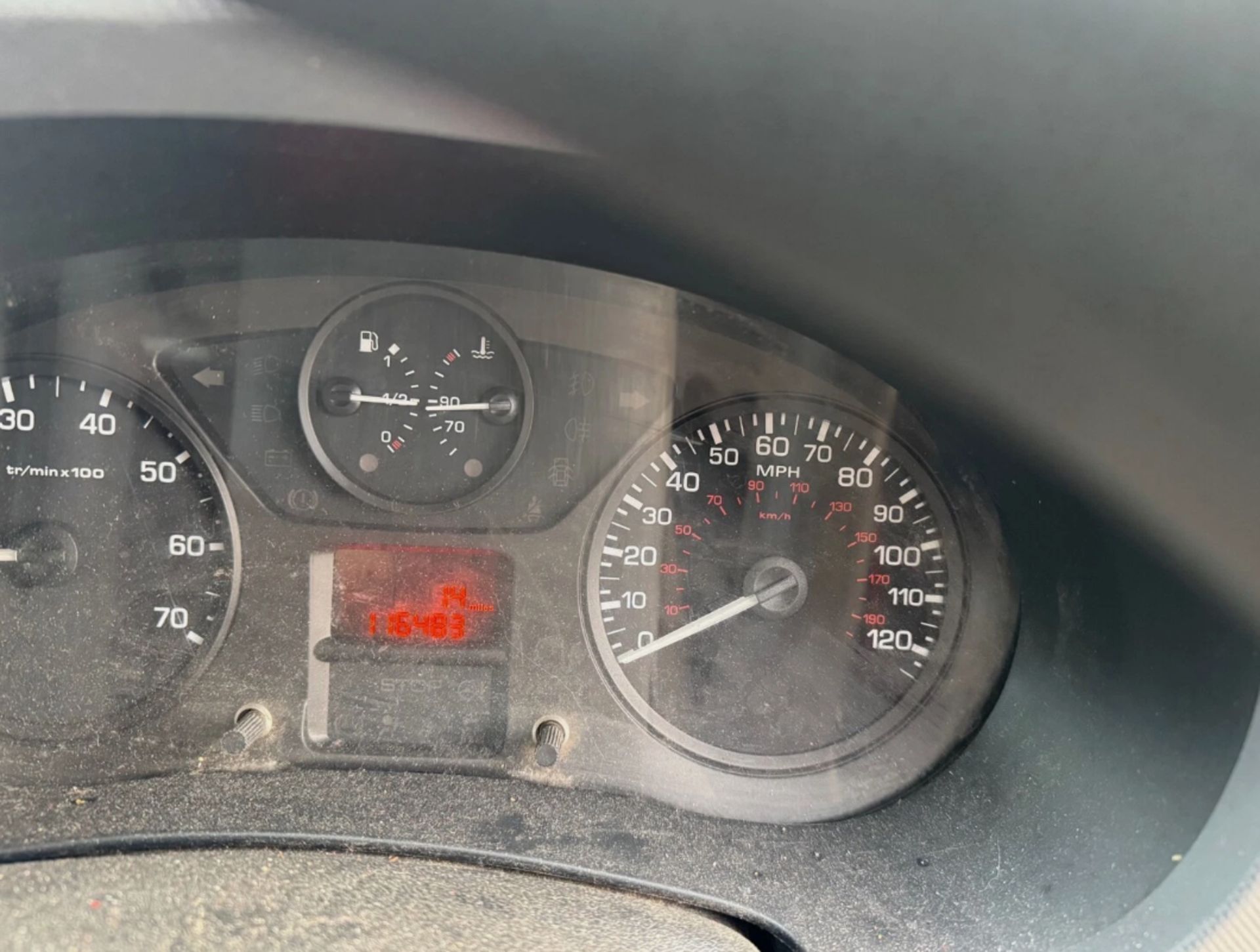 **(ONLY 116K MILEAGE)** 2012 PEUGEOT PARTNER 625 S 1.6 HDI PANEL VAN – DIESEL – MANUAL – RED - Image 12 of 16