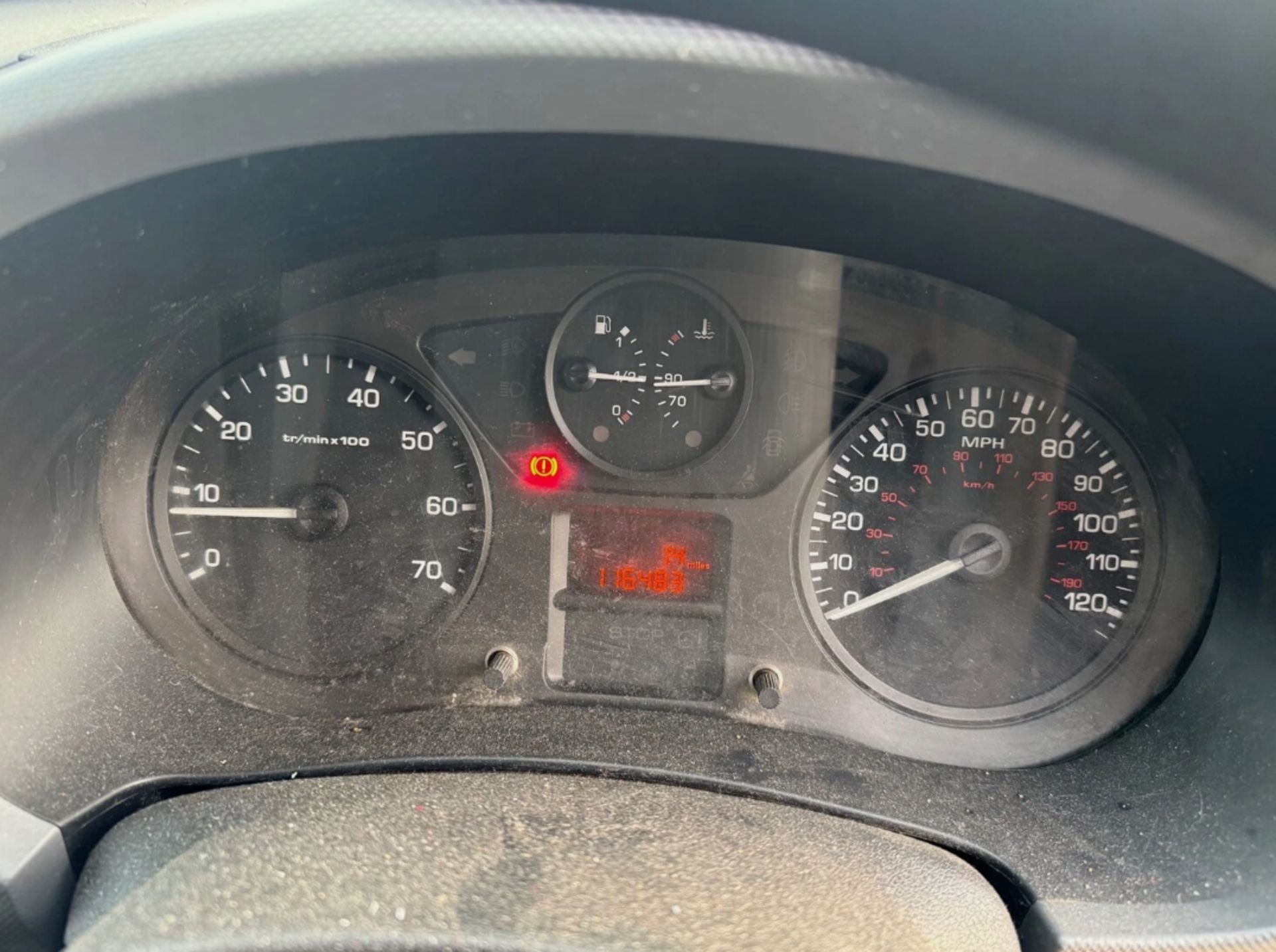 **(ONLY 116K MILEAGE)** 2012 PEUGEOT PARTNER 625 S 1.6 HDI PANEL VAN – DIESEL – MANUAL – RED - Image 11 of 16