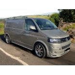 2013 VOLKSWAGEN TRANSPORTER T30 HIGHLINE 180 TDI LWB>>--NO VAT ON HAMMER--<<