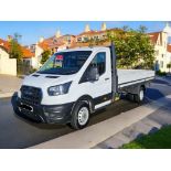 2021 FORD TRANSIT 350 LEADER ECOBLUE L4 H1 DROPSIDE PICKUP >>--NO VAT ON HAMMER--<<