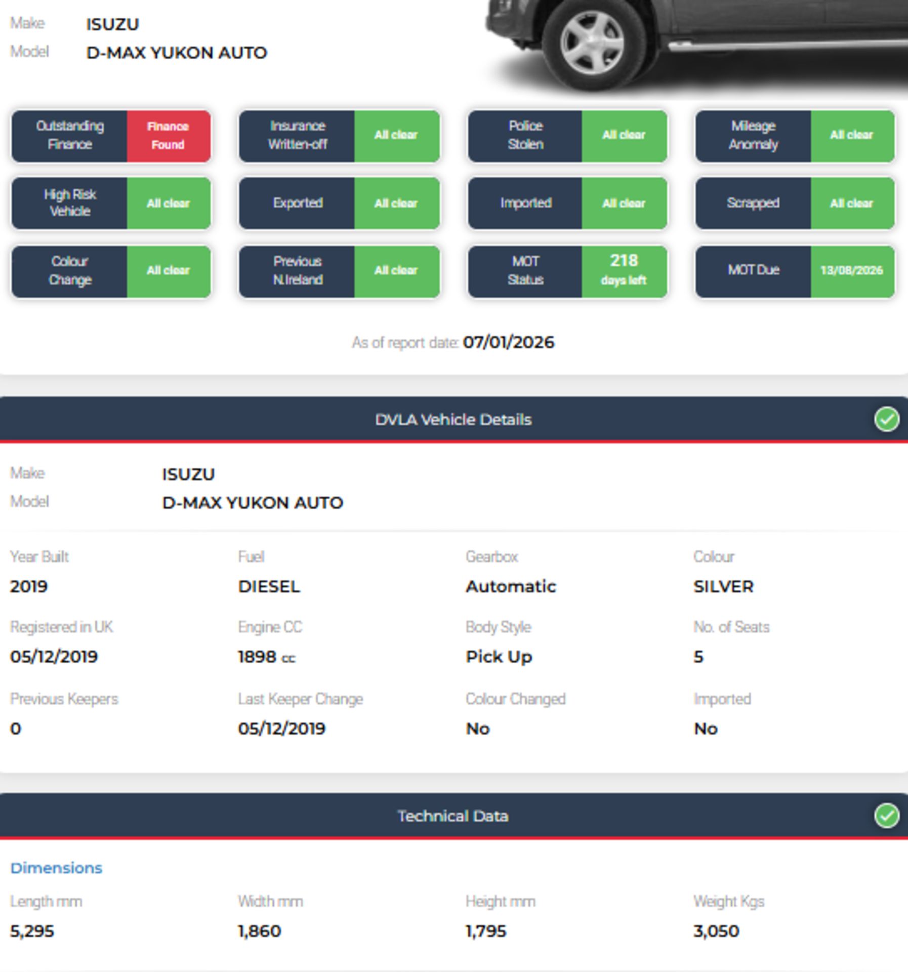 **(ONLY 72K MILEAGE)** 2019 ISUZU D-MAX YUKON 4X4 DOUBLE CAB PICKUP - Image 9 of 13