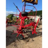 TAARUP 8055 4-ROTOR TEDDER