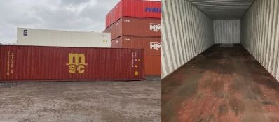 40FT X 8FT SHIPPING CONTAINER