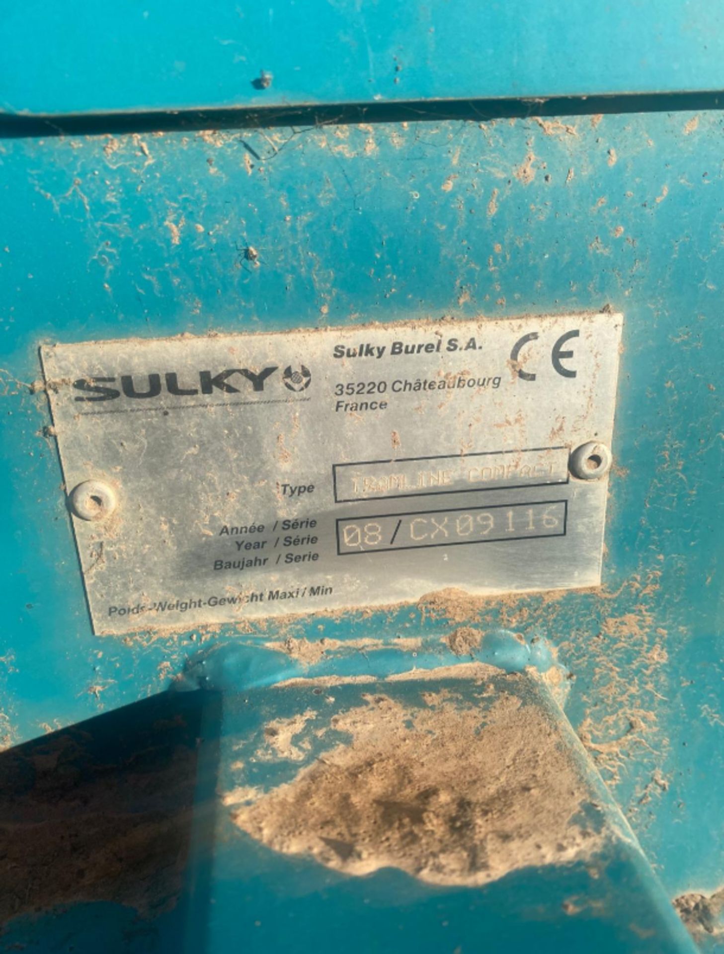 SULKY DRILL WITH MASCHIO POWER HARROW COMBINATION AND TRAILER - Image 5 of 7