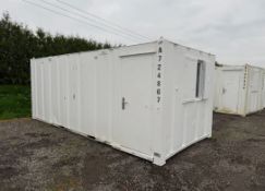 21FT X 9FT USED OFFICE SHIPPING CONTAINER