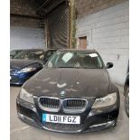 2011 BMW 318D EXCLUSIVE EDITION – 2.0 DIESEL – MANUAL – BLACK – ESTATE - NO VAT ON HAMMER