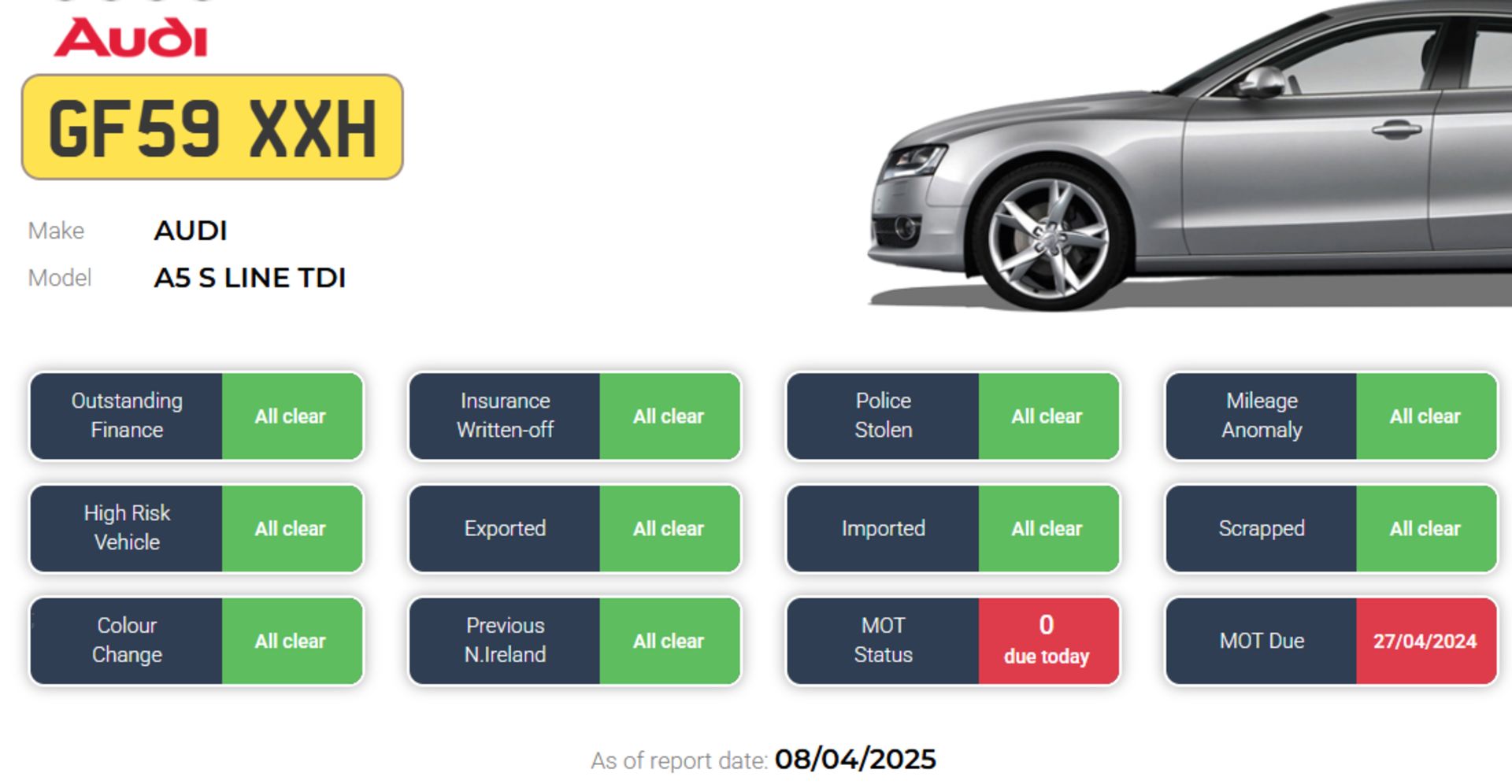 2009 AUDI A5 S LINE TDI COUPE - 2L - MANUAL - DIESEL - 1 PREVIOUS KEEPER - NO VAT ON HAMMER - Image 14 of 14