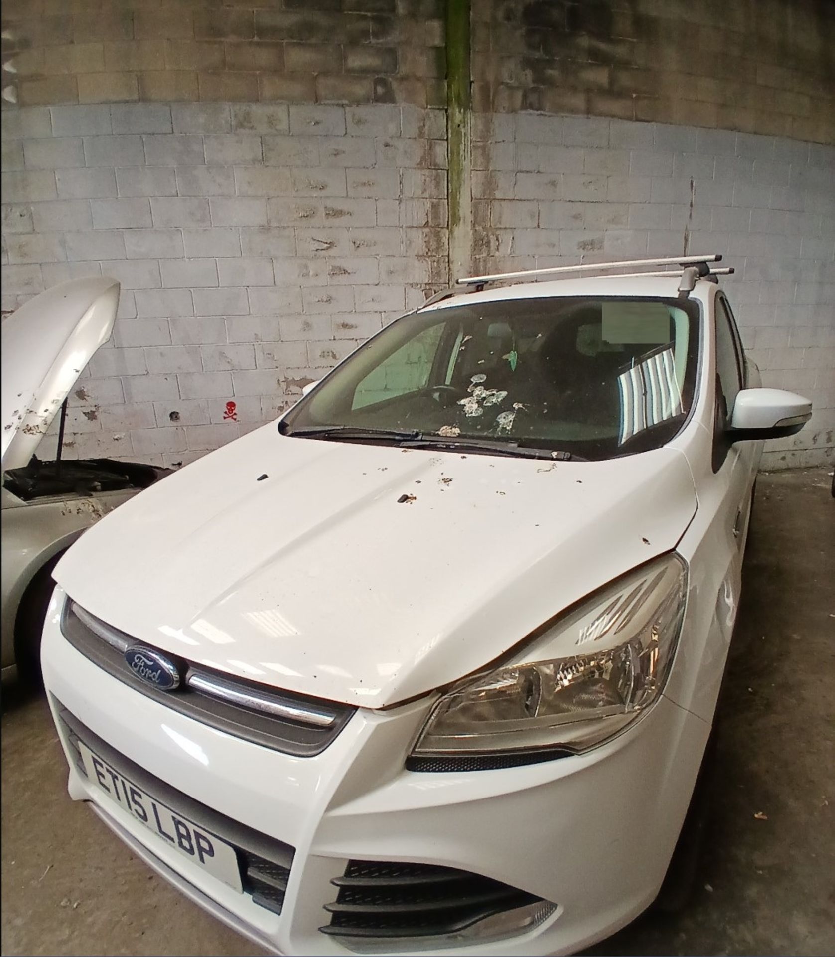 2015 FORD KUGA ZETEC TDCI – 2.0 DIESEL – MANUAL – WHITE – SUV - NO VAT ON HAMMER - Image 12 of 12