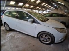 2013 FORD FOCUS EDGE TDCI 115 – 1.6 DIESEL – WHITE – MANUAL >>--NO VAT ON HAMMER--<<