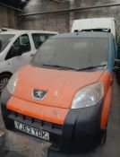2013 PEUGEOT BIPPER S HDI – PANEL VAN >>--NO VAT ON HAMMER--<<