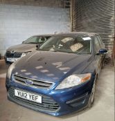 2012 FORD MONDEO EDGE TDCI 140 – 2.0 DIESEL MANUAL ESTATE - NO VAT ON HAMMER