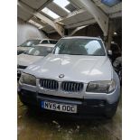 2004 BMW X3 D SPORT – 2.0 DIESEL – MANUAL – 5 SEATER – SUV >>--NO VAT ON HAMMER--<<