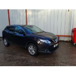 2014 NISSAN QASHQAI ACENTA PREMIUM DCI – BLACK >>--NO VAT ON HAMMER--<<