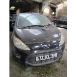 2010 FORD KA STUDIO – 1.2L PETROL – MANUAL – HATCHBACK >>--NO VAT ON HAMMER--<<