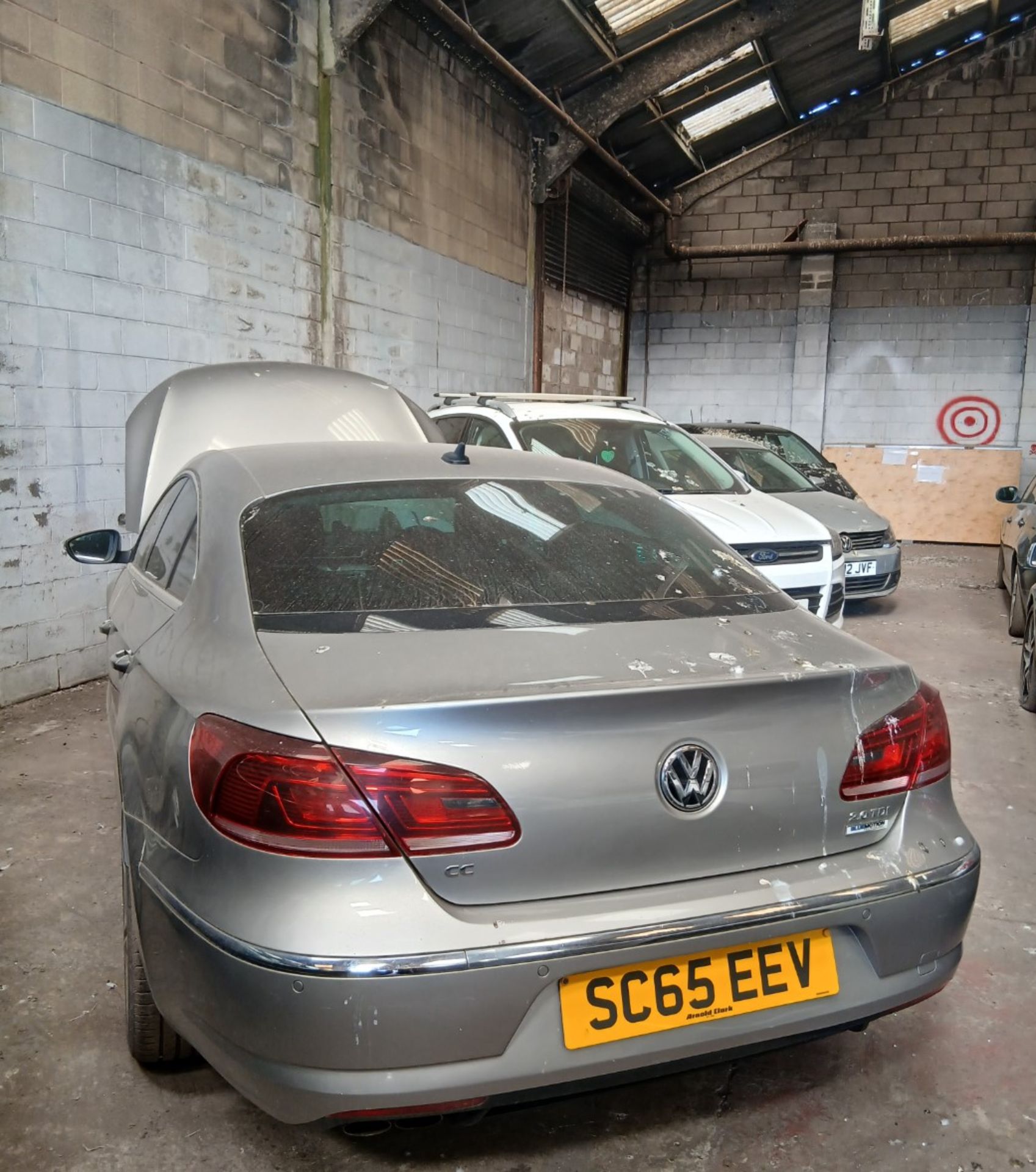 2015 VOLKSWAGEN CC R LINE BLUEMOTION TECH TDI – 2.0 DIESEL – MANUAL – SILVER – NO VAT ON HAMMER - Image 10 of 13