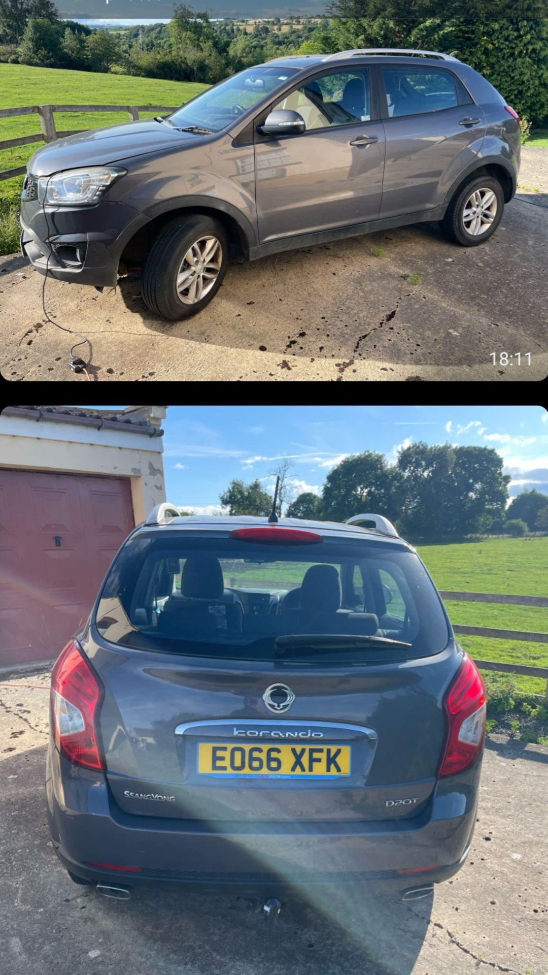 2016 SSANGYONG KORANDO SE 2.2 D20T DIESEL MANUAL >>--NO VAT ON HAMMER--<< - Image 2 of 16