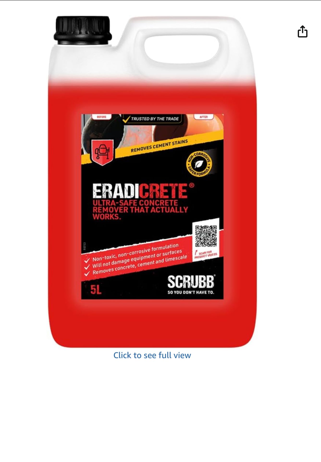 ERADICRETE CONCRETE CLEANER 5L