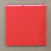 38 BXS PILKINGTONS PLAIN COLOUR POPPY RED WALL TILES 100 X 100 X 6.5MM (4X4")
