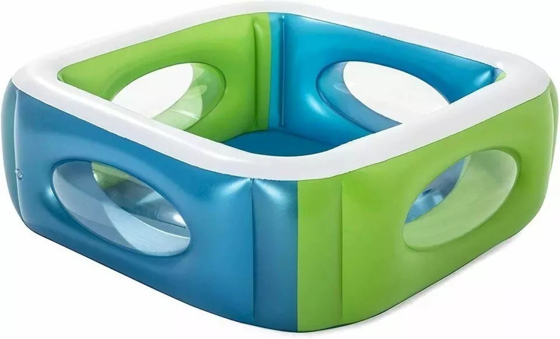 3 X BESTWAY SQUARE INFLATABLE PADDLING POOL HUGE RE SALE POTENTIAL RRP £49 EACH - Image 4 of 4