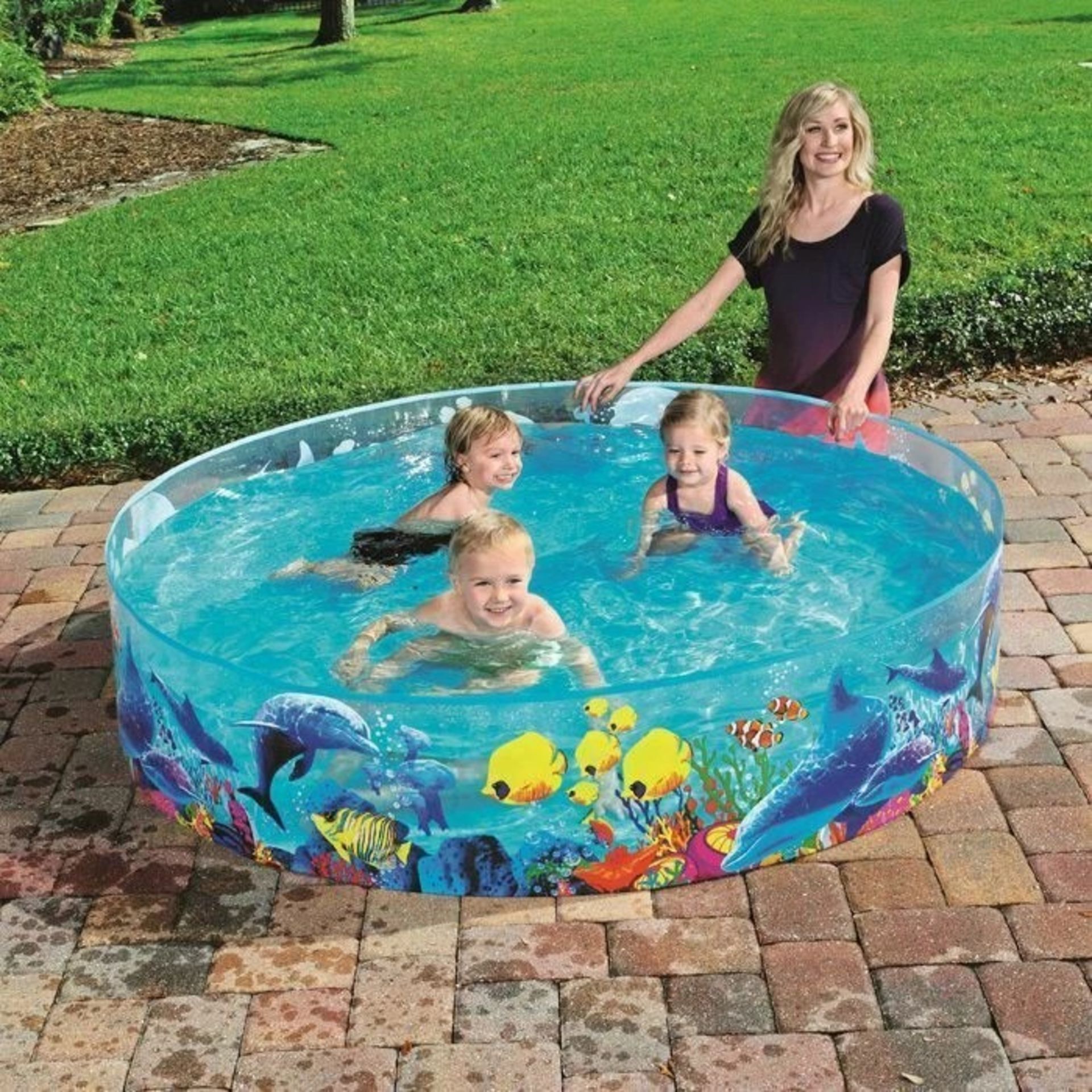 6 X BESTWAY ODYSSEY FILL & FUN PVC PADDLING POOL HUGE RE SALE POTENTIAL RRP £25 EACH - Image 2 of 5