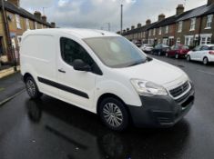 **(ONLY 88K MILEAGE)** 2016 PEUGEOT PARTNER 850 SE L1 BLUEHDI S-A >>--NO VAT ON HAMMER--<<