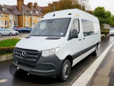 **(ONLY 84K MILEAGE)** 2019 (19 PLATE) MERCEDES-BENZ SPRINTER LWB CREW VAN