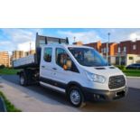 **(ONLY 79K MILEAGE)** 2016 FORD TRANSIT 350 DOUBLE CAB CHASSIS – 2.2 TDCI, MANUAL